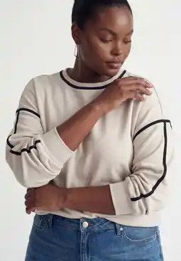 Wehkamp VERO MODA CURVE sweater ecru aanbieding