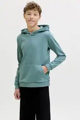 Wehkamp JACK & JONES JUNIOR hoodie zeegroen aanbieding