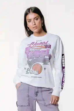 Wehkamp Colourful Rebel T-shirt paars aanbieding