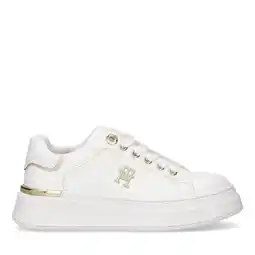 Wehkamp Tommy Hilfiger sneakers wit/goud aanbieding