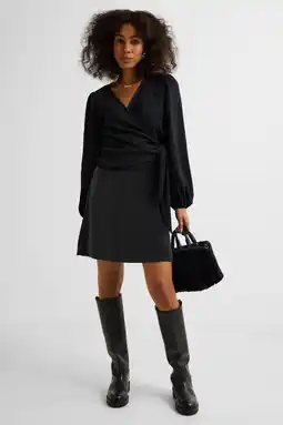Wehkamp Ruby glitter mini rok zwart aanbieding
