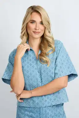 Wehkamp FLURESK top blauw aanbieding