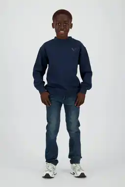 Wehkamp Vingino slim fit jeans donkerblauw aanbieding