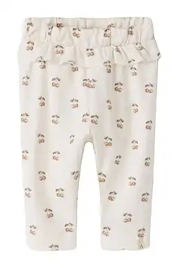 Wehkamp LIL' ATELIER BABY regular casual broek ecru aanbieding