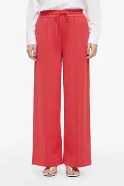 Wehkamp VILA Wide leg highwaist casual broek gebreid aanbieding