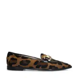 Wehkamp Manfield suède loafers met panterprint beige aanbieding