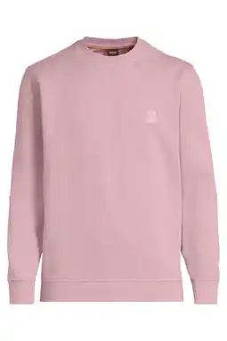 Wehkamp BOSS sweater lichtroze aanbieding
