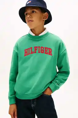 Wehkamp Tommy Hilfiger sweater groen aanbieding