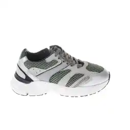 Wehkamp Hip leren chunky sneakers groen/zilver aanbieding