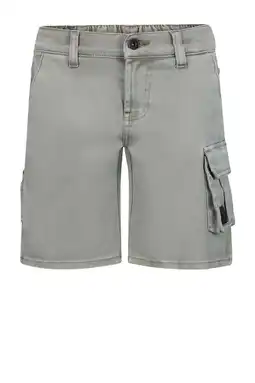 Wehkamp Retour Jeans denim relaxed cargo short groen aanbieding