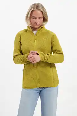 Wehkamp Kjelvik vest Birte okergeel aanbieding