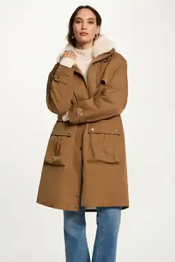Wehkamp Morgan parka camel aanbieding
