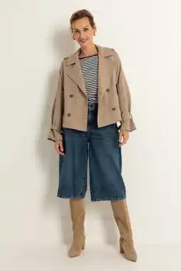 Wehkamp Maura by Claudia Strater trenchcoat zand aanbieding