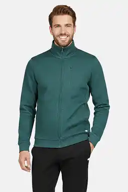 Wehkamp Cars sweatvest met textuur groen aanbieding