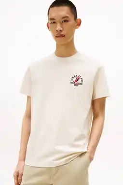 Wehkamp Tommy Jeans T-shirt ecru aanbieding
