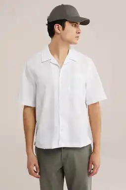 Wehkamp WE Fashion relaxed gestreept casual overhemd ecru aanbieding