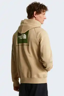 Wehkamp The North Face hoodie Raglan NSE Box zand aanbieding