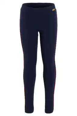 Wehkamp Orange Stars legging met contrasterende bies Noela donkerblauw aanbieding