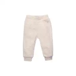 Wehkamp BESS baby gestreepte regular fit broek zand aanbieding