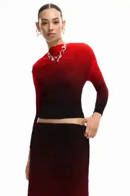 Wehkamp Desigual top rood aanbieding