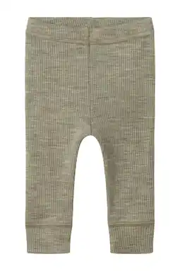 Wehkamp NAME IT BABY wollen babybroek groen aanbieding