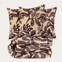 Wehkamp NOUS Living katoenen dekbedovertrek 2-persoons (200x200 cm) aanbieding
