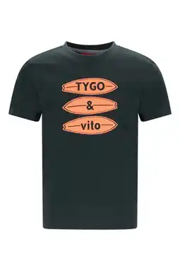 Wehkamp TYGO & vito jersey T-shirt donkergroen aanbieding