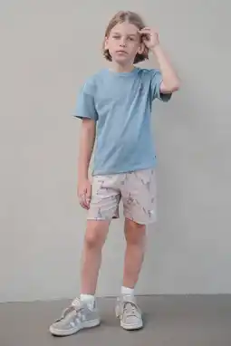 Wehkamp Like Flo Boys regularwaist casual short crème aanbieding
