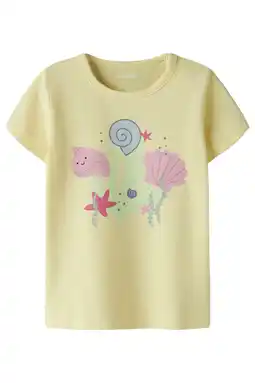 Wehkamp NAME IT BABY T-shirt lichtgeel aanbieding