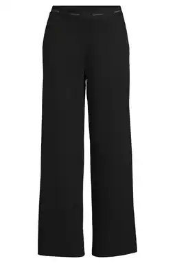 Wehkamp CALVIN KLEIN JEANS straight regularwaist casual broek zwart aanbieding