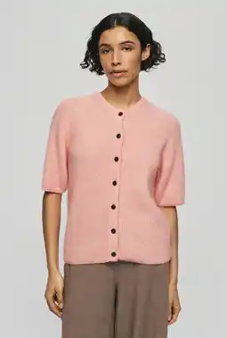 Wehkamp MSCH Copenhagen gebreid vest oranje aanbieding