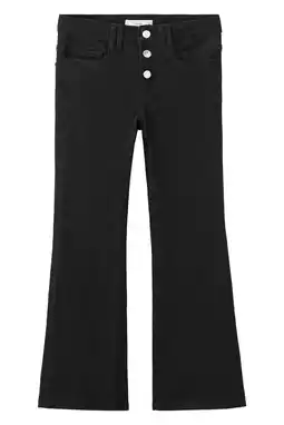 Wehkamp Mango Kids flared jeans zwart aanbieding