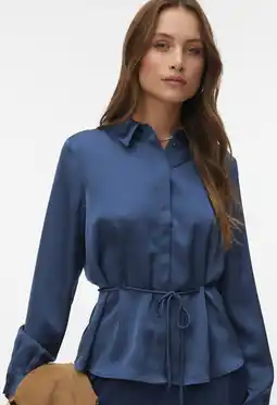 Wehkamp VERO MODA blouse donkerblauw aanbieding
