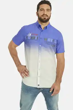 Wehkamp Jan Vanderstorm casual overhemd lichtblauw aanbieding
