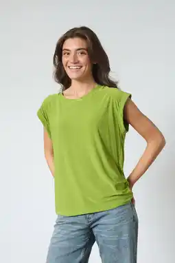 Wehkamp SisterS Point T-shirt limegroen aanbieding