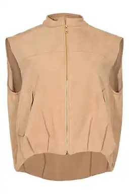 Wehkamp Maicazz & Zizo suede gilet beige aanbieding
