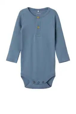 Wehkamp NAME IT BABY romper NBMKAB grijsblauw aanbieding