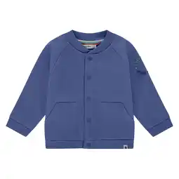 Wehkamp Babyface sweatvest met backprint donkerblauw aanbieding