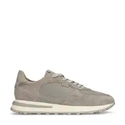 Wehkamp Manfield suède sneakers grijs aanbieding