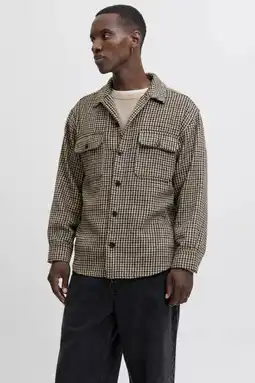 Wehkamp JACK & JONES ESSENTIALS overshirt bruin aanbieding
