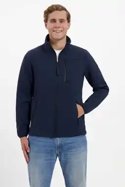 Wehkamp Kjelvik fleece vest Callem donkerblauw aanbieding