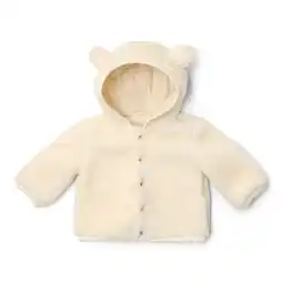 Wehkamp Little Dutch teddy jas ecru aanbieding