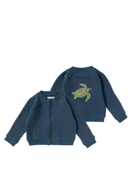 Wehkamp Your Wishes bomberjack met backprint blauw aanbieding