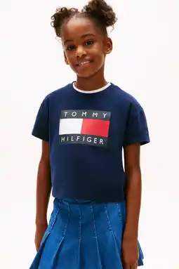 Wehkamp Tommy Hilfiger T-shirt donkerblauw aanbieding