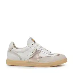 Wehkamp Floris van Bommel Minni 04.27 leren sneakers wit/brons aanbieding
