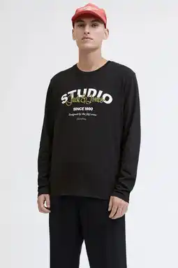 Wehkamp JACK & JONES longsleeve zwart aanbieding