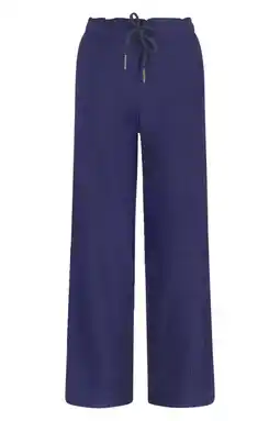 Wehkamp Like Flo straight casual broek donkerblauw aanbieding