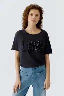 Wehkamp OUI T-shirt blauw aanbieding
