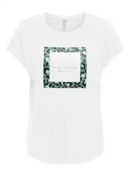 Wehkamp ONLY PLAY sport T-shirt ONPAUB wit aanbieding