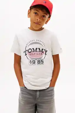 Wehkamp Tommy Hilfiger T-shirt grijs melange aanbieding